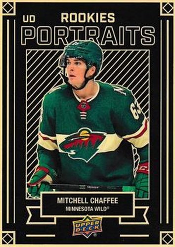 #P-50 Mitchell Chaffee - Minnesota Wild - 2022-23 Upper Deck - UD Portraits Hockey