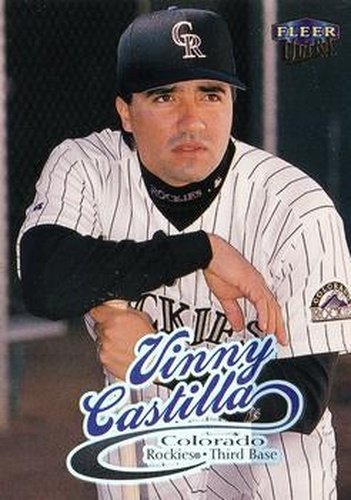 #50 Vinny Castilla - Colorado Rockies - 1999 Ultra Baseball
