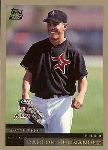 #T50 Carlos E. Hernandez - Houston Astros - 2000 Topps Traded & Rookies Baseball
