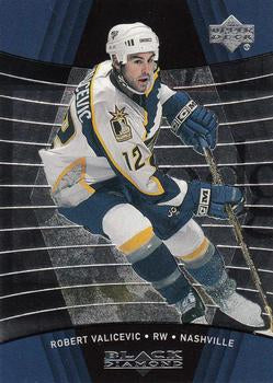 #50 Robert Valicevic - Nashville Predators - 1999-00 Upper Deck Black Diamond Hockey