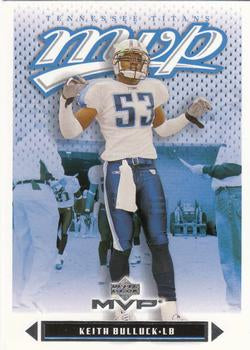#50 Keith Bulluck - Tennessee Titans - 2003 Upper Deck MVP Football