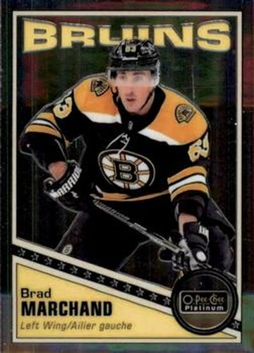 #R-50 Brad Marchand - Boston Bruins - 2019-20 O-Pee-Chee Platinum - Retro Hockey