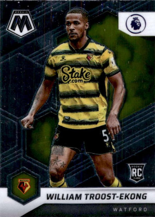 #50 William Troost-Ekong - Watford - 2021-22 Panini Mosaic Premier League Soccer