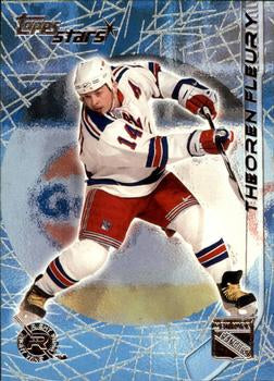 #50 Theoren Fleury - New York Rangers - 2000-01 Topps Stars Hockey