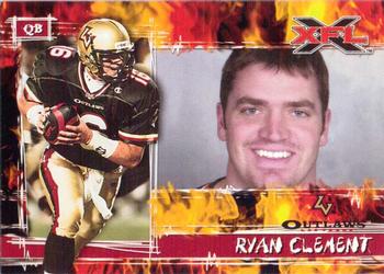 #50 Ryanement - Las Vegas Outlaws - 2001 Topps XFL Football
