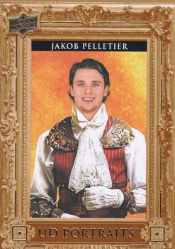 #P50 Jakob Pelletier - Calgary Flames - 2023-24 Upper Deck - UD Portraits Hockey