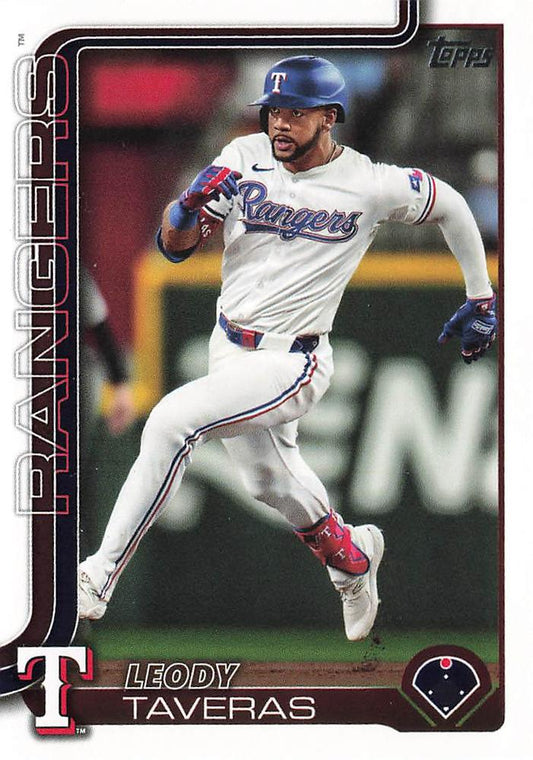 #50 Leody Taveras - Texas Rangers - 2025 Topps Baseball