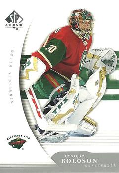 #50 Dwayne Roloson - Minnesota Wild - 2005-06 SP Authentic Hockey