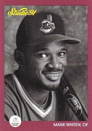 #50 Mark Whiten - Cleveland Indians - 1991 Studio Baseball