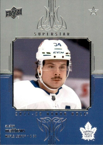#HR-50 Auston Matthews - Toronto Maple Leafs - 2021-22 Upper Deck - Honor Roll Hockey