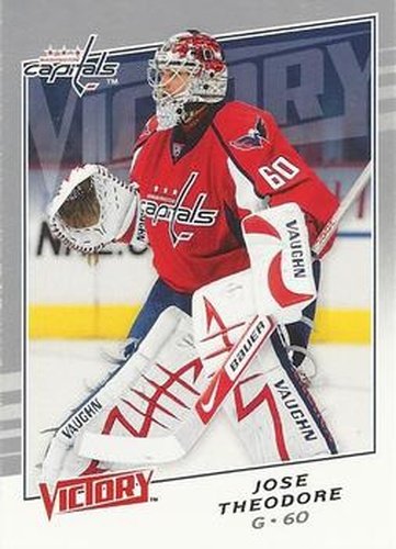 #300 Jose Theodore - Washington Capitals - 2008-09 Upper Deck Victory Hockey
