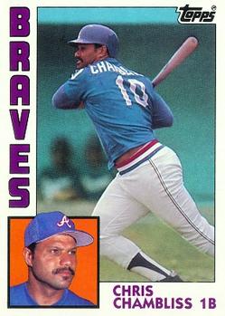 #50 Chris Chambliss - Atlanta Braves - 1984 Topps Baseball