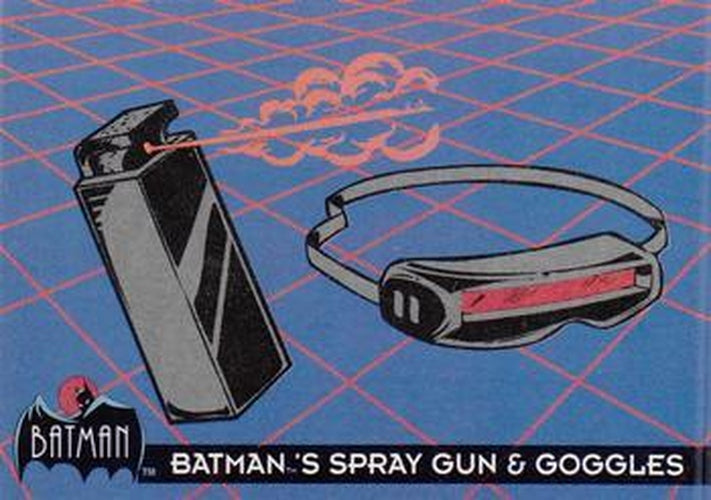 #50 Batman's Spray gun & Goggles - 1993 Topps Batman The Animated Series