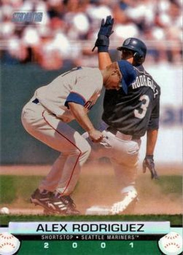 #50 Alex Rodriguez - Seattle Mariners - 2001 Stadium Club Baseball