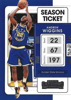 #50 Andrew Wiggins - Golden State Warriors - 2021-22 Panini Contenders Basketball