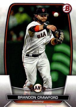 #50 Brandon Crawford - San Francisco Giants - 2023 Bowman Baseball