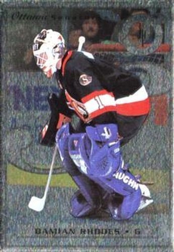 #50 Damian Rhodes - Ottawa Senators - 1996-97 Leaf Preferred - Steel Hockey