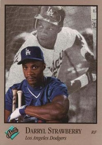 #50 Darryl Strawberry - Los Angeles Dodgers - 1992 Studio Baseball