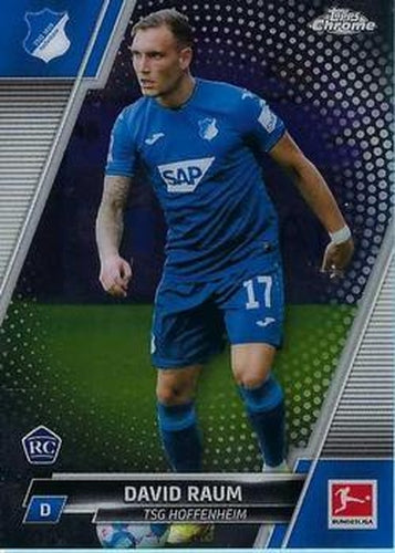 #50 David Raum - TSG 1899 Hoffenheim - 2021-22 Topps Chrome Bundesliga Soccer