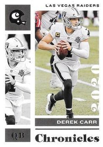 #50 Derek Carr - Las Vegas Raiders - 2020 Panini Chronicles Football