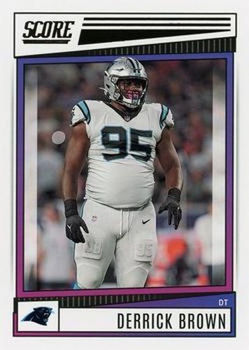 #50 Derrick Brown - Carolina Panthers - 2022 Score Football