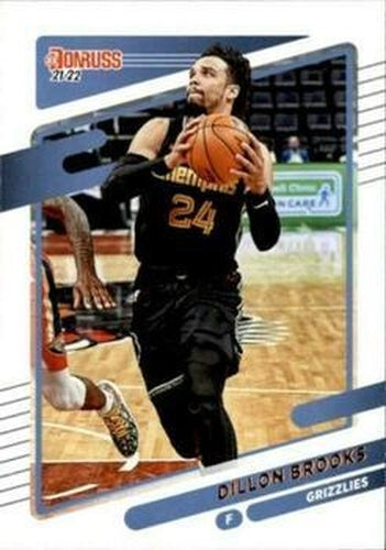 #50 Dillon Brooks - Memphis Grizzlies - 2021-22 Donruss Basketball