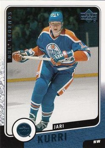 #50 Jari Kurri - Edmonton Oilers - 2000-01 Upper Deck Legends Hockey