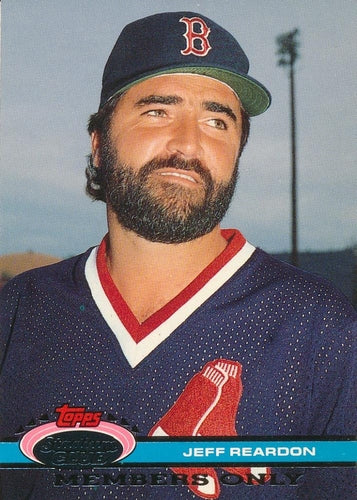 #NNO Jeff Reardon - Boston Red Sox - 1991 Stadium Club Members Only