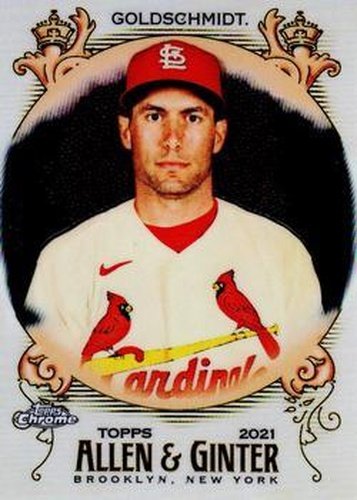 #50 Paul Goldschmidt - St. Louis Cardinals - 2021 Topps Allen & Ginter Chrome Baseball