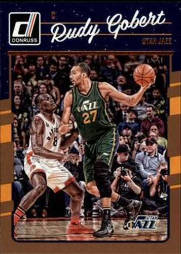#50 Rudy Gobert - Utah Jazz - 2016-17 Donruss Basketball