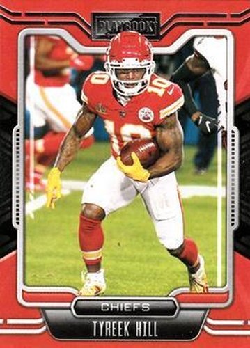 #50 Tyreek Hill - Kansas City Chiefs - 2021 Panini Playbook Football