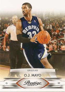 #50 O.J. Mayo - Memphis Grizzlies - 2009-10 Panini Prestige Basketball