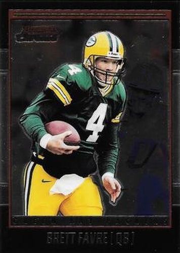 #50 Brett Favre - Green Bay Packers - 2001 Bowman Chrome Football