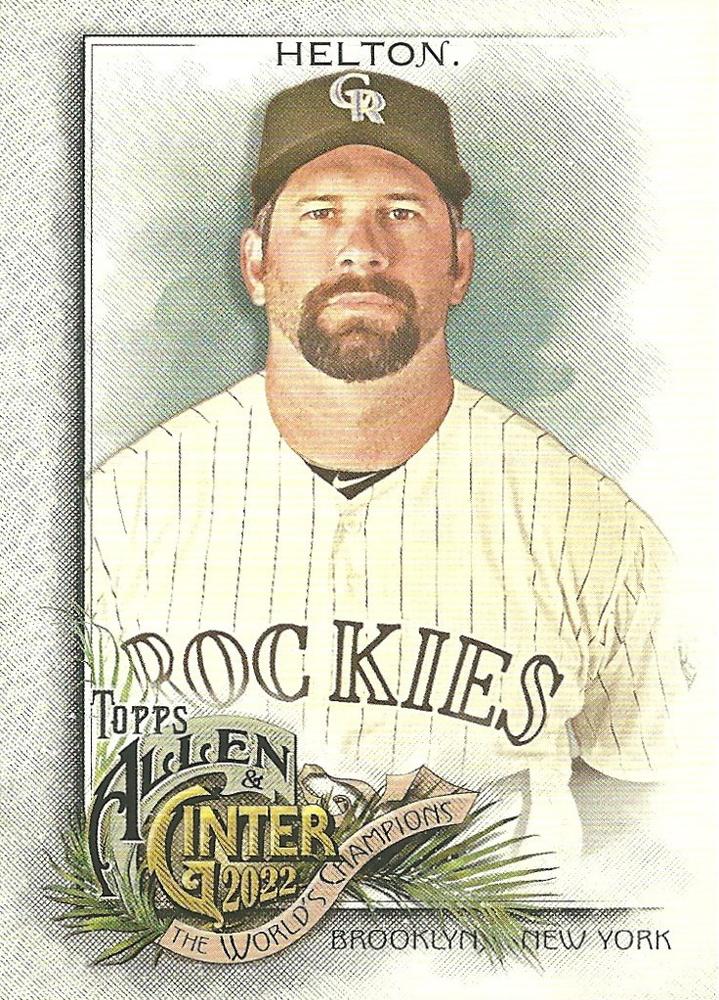 #50 Todd Helton - Colorado Rockies - 2022 Topps Allen & Ginter Baseball