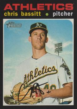 #50 Chris Bassitt - Oakland Athletics - 2020 Topps Heritage Baseball