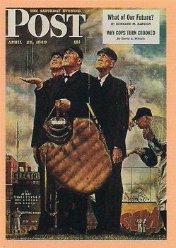 #50 Bottom of the Sixth - 1993 Comic Images Norman Rockwell Saturday Evening Post