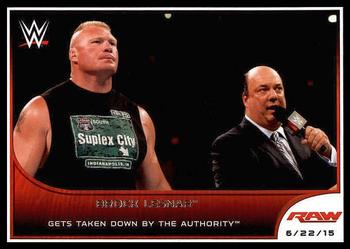 #50 Brock Lesnar - 2016 Topps WWE Road to Wrestlemania Wrestling