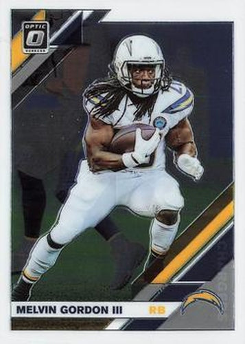 #50 Melvin Gordon III - Los Angeles Chargers - 2019 Donruss Optic Football