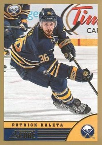 #50 Patrick Kaleta - Buffalo Sabres - 2013-14 Score - Gold Hockey