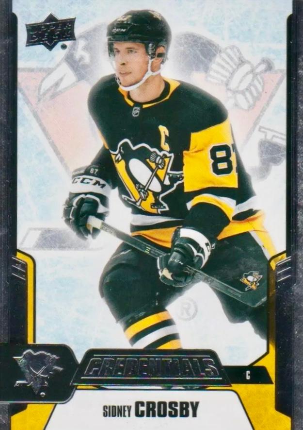 #50 Sidney Crosby - Pittsburgh Penguins - 2019-20 Upper Deck Credentials Hockey