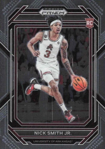 #50 Nick Smith Jr. - Arkansas Razorbacks - 2023 Panini Prizm Draft Picks Basketball