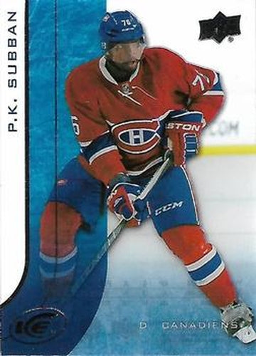 #50 - P.K. Subban - Montreal Canadiens - 2015-16 Upper Deck Ice Hockey
