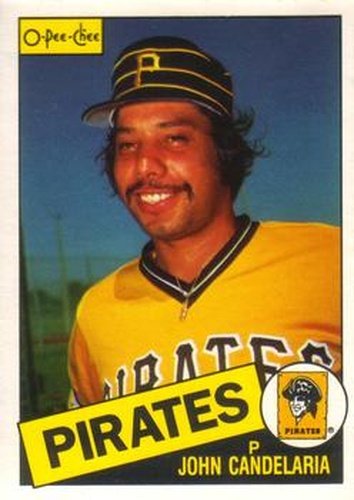 #50 John Candelaria - Pittsburgh Pirates - 1985 O-Pee-Chee Baseball