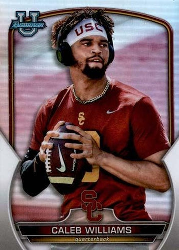 #50b Caleb Williams - USC Trojans - 2022 Bowman Chrome University Football