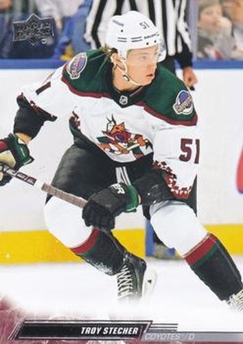#510 Troy Stecher - Arizona Coyotes - 2022-23 Upper Deck Hockey