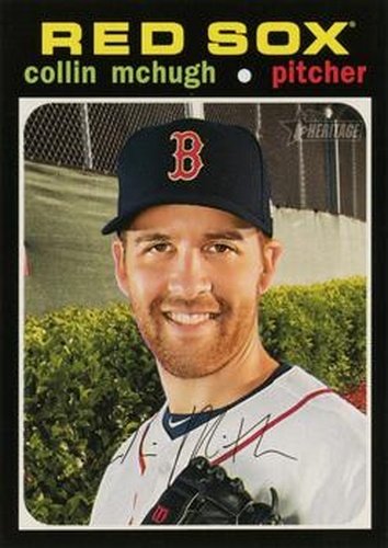 #510 Collin McHugh - Boston Red Sox - 2020 Topps Heritage Baseball