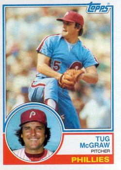 #510 Tug McGraw - Philadelphia Phillies - 1983 Topps Baseball