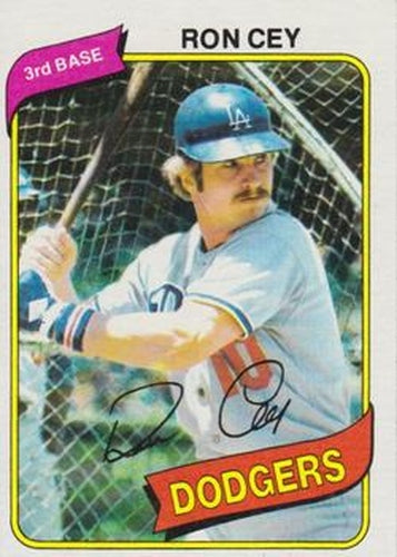 #510 Ron Cey - Los Angeles Dodgers - 1980 Topps Baseball