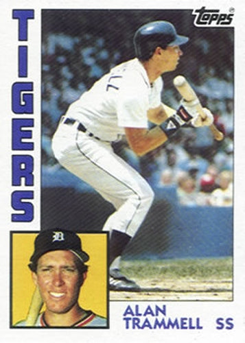 #510 Alan Trammell - Detroit Tigers - 1984 Topps Baseball