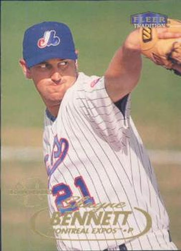 #510 Shayne Bennett - Montreal Expos - 1998 Fleer Tradition Baseball